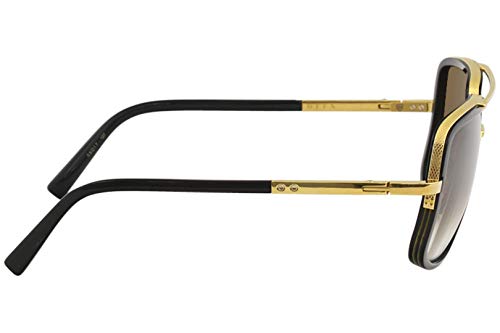 Sunglasses Dita MACH ONE DRX 2030 B Shiny 18K Gold-Black w/D.Brown to ClearAR