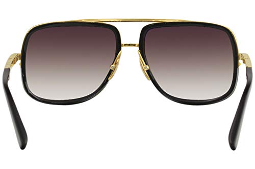 Sunglasses Dita MACH ONE DRX 2030 B Shiny 18K Gold-Black w/D.Brown to ClearAR